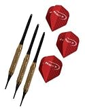 Classic Knurled 17 Gram Soft Tip Darts - Extra Flights and Shafts
