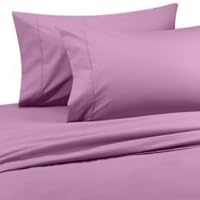 Luxurious LAVENDER Solid / Plain, FULL Size, 1200 Thread Count Ultra Soft Single-Ply 100% Egyptian Cotton, Extra Deep Pocket Four Piece Bed Sheet Set with 2 Pillow Cases 1200TC