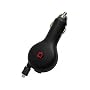 Retractable Vehicle Car Charger for HTC Droid Incredible Verizon Wireless