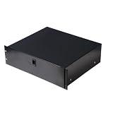 Gator Cases Fully Enclosed Rack Drawer (Black, 2 Units, 14-inch deep)