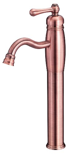 Danze D225057AC Opulence Single Handle Vessel Lavatory Faucet, Antique Copper