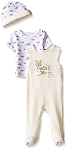 Disney Baby Winnie The Pooh 3 Pc Set, White, 0-3 Months