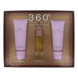 Perry Ellis 360 By Perry Ellis Womens Gift Set -- 3.4 Oz Eau De Toilette Spray + 3 Oz Shower Gel + 3