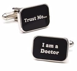 Cufflinks - Doctor Slogan