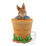 Beatrix Potter Peter in Flower POT Covered Box by Beatrix Potter