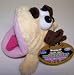 Vo-Toys Bite Me Big Mouth Dog with Sound Chip 7in Dog Toy