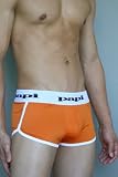 Papi Cool Jersey Gym Short Brief for Men - Orange