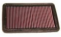 K&N ENGINEERING 33-2282 Air Filter; Panel; H-1 in.; L-9.50 in.; W-6.438 in.;