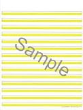 Brightlines Paper Yellow Narrow 3/8 14-lines per page (3 tablets)