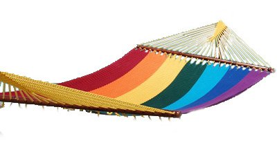 Caribbean Jumbo Hammock By Beachside Hammocks - Rainbow