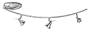 Access Lighting 63023ET-MC 3 Light Versahl Spot Offset