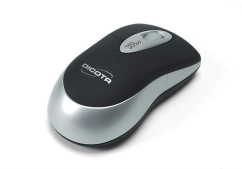 Dicota Phasor Laser Maus schnurlos schwarz-silber
