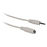 0.25m/25cm 3.5mm Stereo Jack Plug Male to Jack Female M-F Audio Extens...