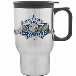 Siskiyou Sports Dallas Cowboys 18 oz NFL Stainless Steel Travel Mug
