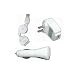 USB CABLE+AC HOME WALL+CAR CHARGER FOR New iPhone 3GS 3G-S