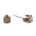 14K White Gold.50 ct.t.w. Champagne Diamond Stud Earrings