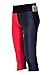 COCOLEGGINGS Womens Harley Quinn Digital Print Stretch Workout Capri Tights M