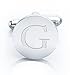 Iron & Oak Men’s 18K White Gold-Plated Engraved Initial Cufflinks with Gift Box– Premium Quality Personalized Alphabet Letter (G - White Gold)