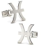 IMAGE OF Pisces Zodiac Cufflinks - Astrological Sign Formal Wear - Cufflinks