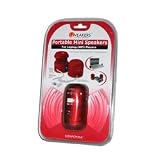 Grandmax Tweakers Mini-Boom Speakers for iPod/Mp3 Players & Laptops (Red)