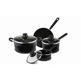 Living Plus Carbon Steel Cookware Set - Black