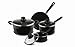 Living Plus Carbon Steel Cookware Set - Black  : image