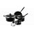 Living Plus Carbon Steel Cookware Set - Black