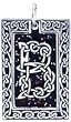 Celtic Letter "B" Pewter Pendant Necklace