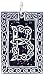 Celtic Letter B Silver Tone Pewter Pendant Necklace