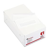 UNIVERSAL OFFICE PRODUCTS Window Business Envelope, Contemporary, #6 3/4, White, 500/Box