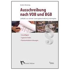 Ausschreiben nach VOB und BGB: Grundlagen -Typische Fehler -  Praxisorientierte L�sungen