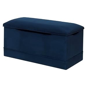 Deluxe Toy Box - Navy Blue