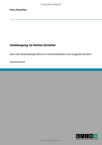 Gatekeeping im Online-Zeitalter