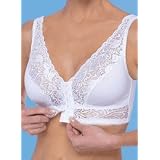 Front-Close Lace Leisure Bra - Sizes: 34-48D, DD