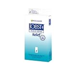 JOBST Relief Compression Support Knee High 20-30mmHg with Silicone Band , Closed Toe, M, Beige
