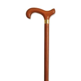 ALEX ORTHOPEDIC INC. MNT50122 1 Each Single Natural Wood Cane with Derby Handle Men's ALEX ORTHOPEDIC INC. 50122