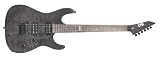ESP LTD M100FM Electric Guitar (See Thru Black, Flame Maple)
