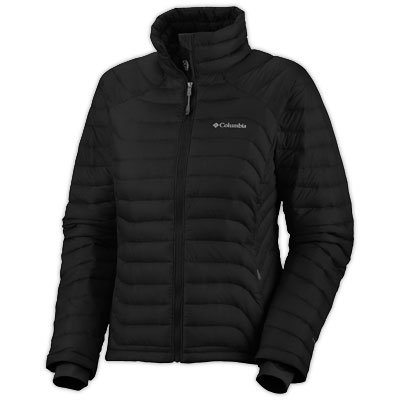 Columbia Women's Power Down Jacket, Black, Medium On Sale