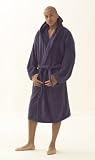 Hooded Bathrobe S/M Navy Unisex 550gsm