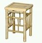 Bamboo 54 Bamboo Pedestal Stools (Set of Two)