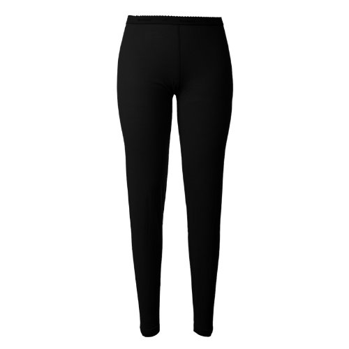 Terramar Womens Thermawool Pant,Black,Medium