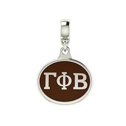 Gamma Phi Beta Sorority Drop Charm Fits Most Pandora Style Bracelets Including Pandora Chamilia Zable Troll and More. High Quality Bead in Stock for Fast Shipping.