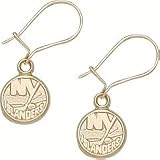 New York Islanders 14K Gold Dangle Earrings