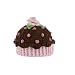Cupcake Hat in Brown