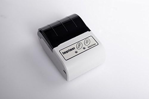 XBLH 58mm Mini Pocket POS Thermal Receipt Printer with Bluetooth USB Interface for Android ,Could Power by Rechargeable Battery(White)