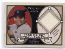 2005 Topps Cracker Jack Take Me Out to the Ballgame Mini Relics #IR2 Ivan Rodriguez JSY - Detroit Tigers (Piece of Authentic Game Used Jersey) (Baseball Cards)