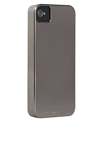 Case Mate Barely There Slim Case in Metallic Silver for iPhone 4 / 4S