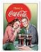 Coca-Cola Soda Fountain Metal Sign