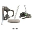 Heavy Putter Matte Series Mallet Putter with Free Tip Weight Kit