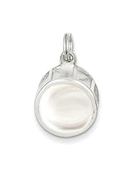 Sterling Silver Drum Charm